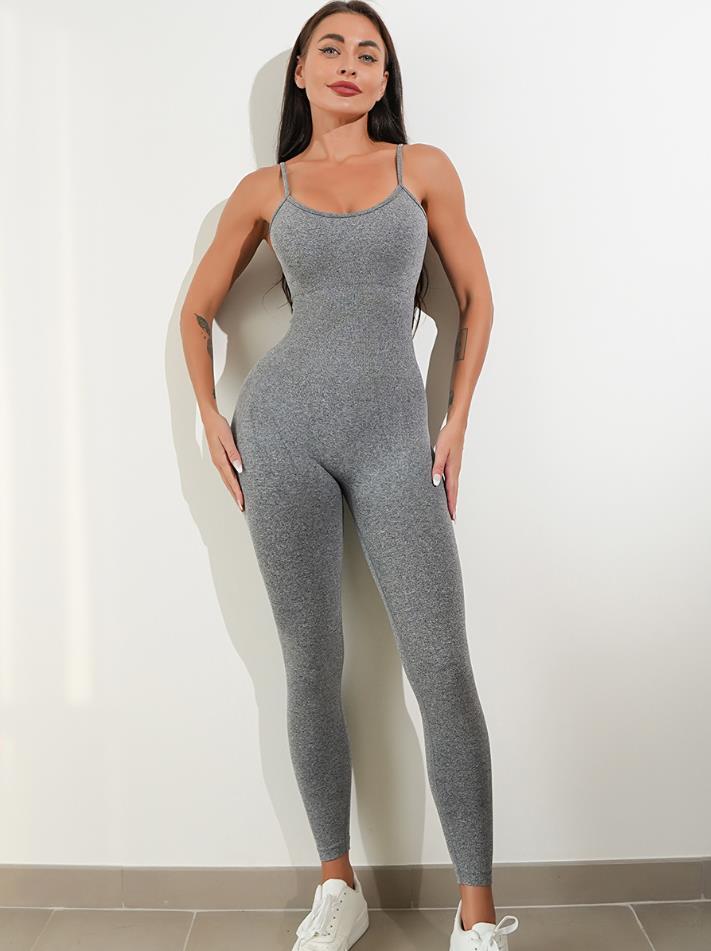 Tummy Control Fitness Jumpsuit