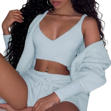 Plush Top & Shorts Set