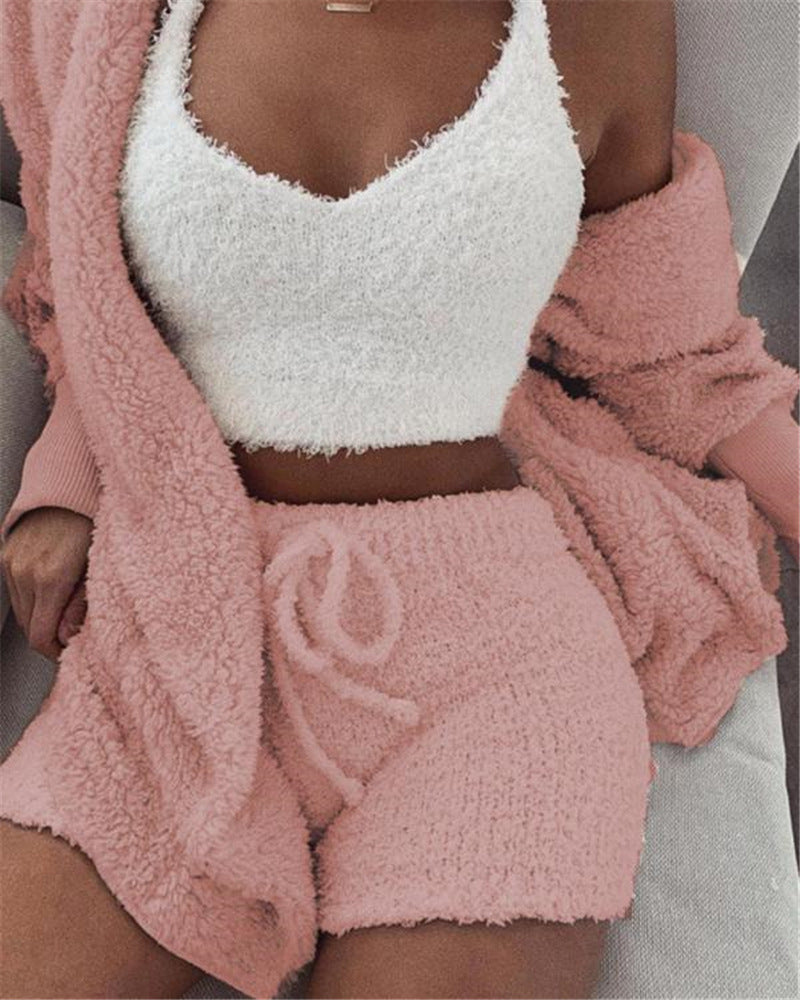 Plush Top & Shorts Set