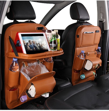 PU Leather Car Storage Bag